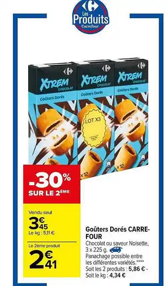 Carrefour Goûters Dorés Carrefour offre