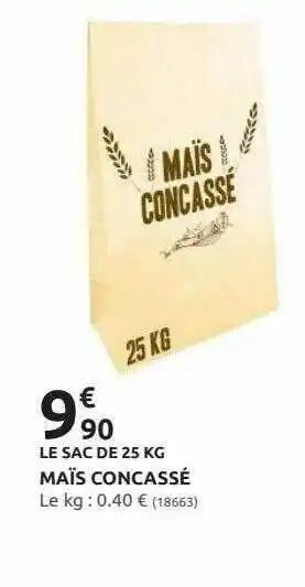 Maïs Concassé