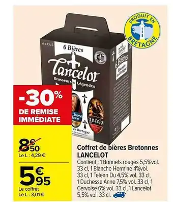 Carrefour Coffret De Bières Bretonnes Lancelot offre