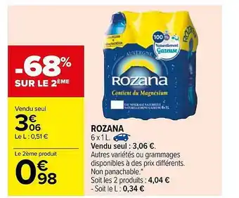 Carrefour Rozana offre