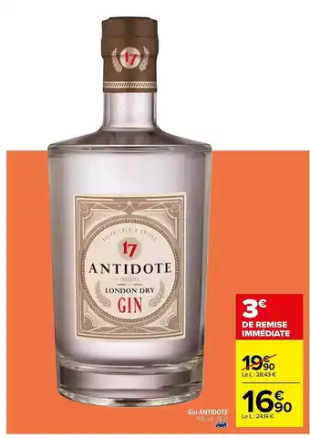 Carrefour Gin Antidote offre