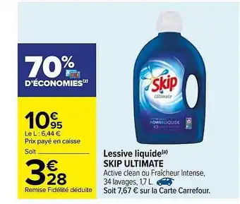Lessive Liquide Skip Ultimate