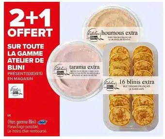 Carrefour La Gamme Atelier De Blini offre