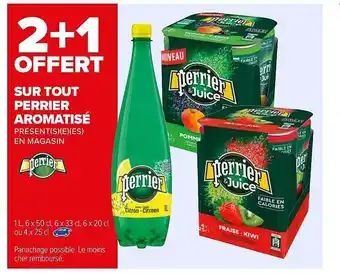 Carrefour Perrier Aromatisé Perrier offre