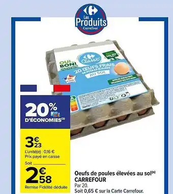 Carrefour Market Oeufs De Poules élevées Au Sol Carrefour offre