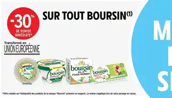 Intermarché Boursin offre