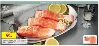 Intermarché 4 Pavés De Truite Sans Arêtes offre