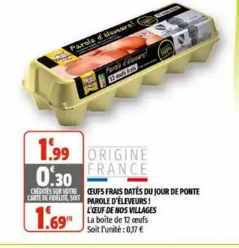 Oeufs Frais Datès Du Jour De Ponte Parole D'èleveurs