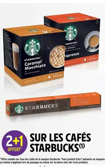 Intermarché Cafés Starbucks offre