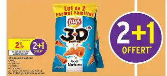 Intermarché 3d's Bugles Nature Lay's offre