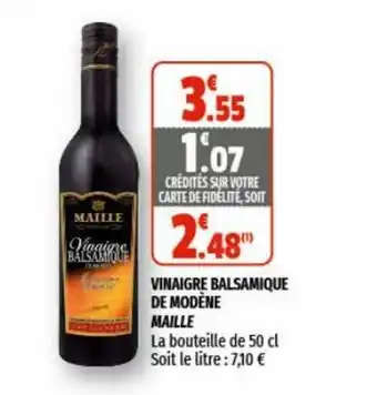 Vinaigre Balsamique De Modène Maille