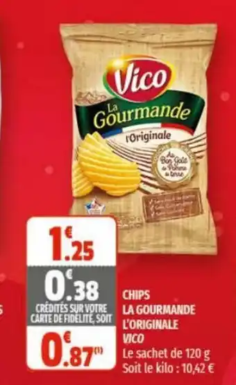 Coccinelle Supermarché Chips La Gourmande L'Originale Vico offre