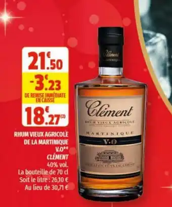 Coccinelle Supermarché Rhum Vieux Agricole De La Martinique offre