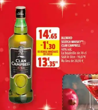 Coccinelle Supermarché Blended Scotch Whisky** offre