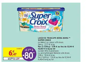 Lessive Triocaps Bora Bora Super Croix