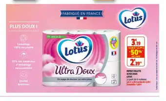 Papier Toilette Ultra Doux