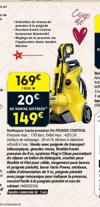 Nettoyeur Haute Pression K4 Power Control