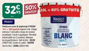 Bricorama Peinture Murs & Plafonds XTREM offre