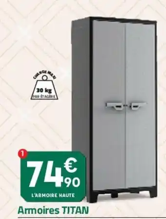Bricorama Armoire Haute Titan offre