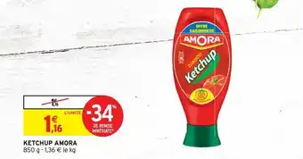 Intermarché Contact Ketchup Amora offre