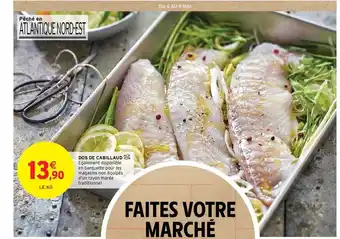 Intermarché Contact Dos De Cabillaud offre