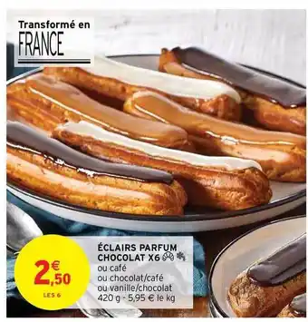 Intermarché Contact éclairs Parfum Chocolat X6 offre