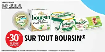 Intermarché Contact Boursin offre