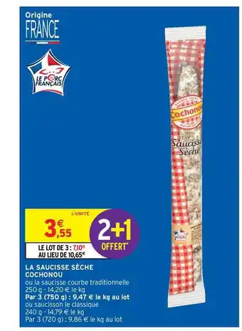 La Saucisse Sèche Cochonou