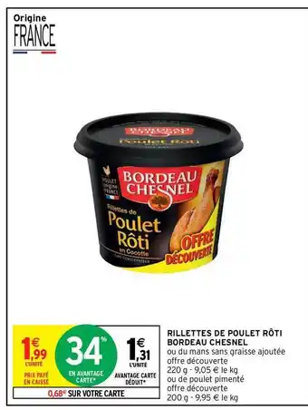 Rillettes De Poulet Rôti Bordeau Chesnel