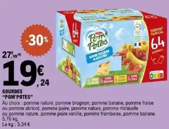 E.Leclerc "POM'POTES" Gourdes offre