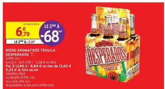 Bière Aromatisée Téquila Desperados