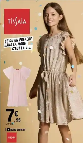 E.Leclerc TISSAIA Robe enfant offre