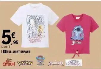 E.Leclerc Tee-shirt enfant offre