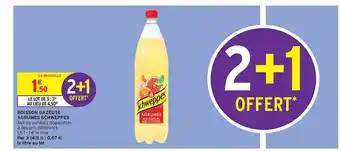 Intermarché Express Boisson Gazeuse Agrumes Schweppes offre