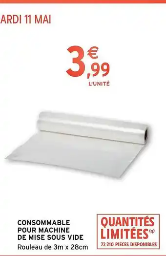 Consommable Pour Machine De Mise Sous Vide