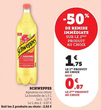 Bi1 Schweppes offre