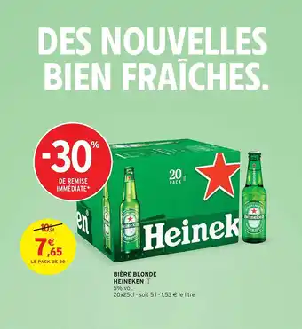 Bière Blonde Heineken