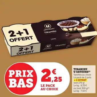 Bi1 Tiramisu u saveurs offre