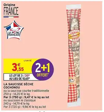 La Saucisse Sèche Cochonou