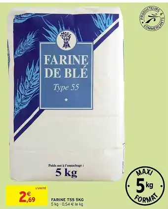 Intermarché Hyper Farine T55 5kg offre