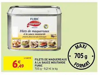 Intermarché Hyper Filets De Maquereaux à La Sauce Moutarde Furic offre