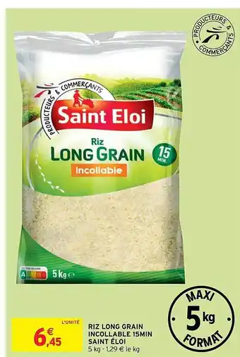 Intermarché Hyper Riz Long Grain Incollable 15 Min Saint éloi offre