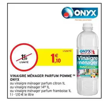 Intermarché Hyper Vinaigre Ménager Parfum Pomme Onyx offre