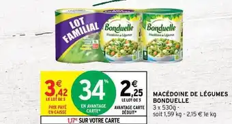 Intermarché Hyper Macédoine De Légumes Bonduelle offre