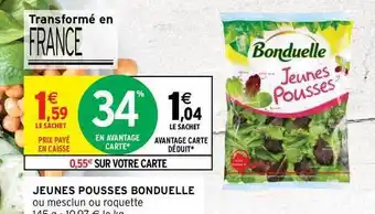 Intermarché Hyper Jeunes Pousses Bonduelle offre