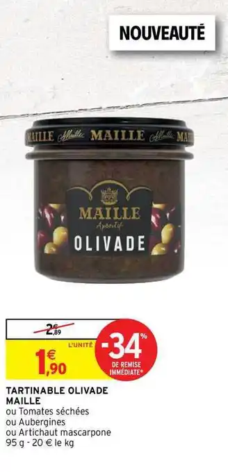 Tartinable Olivade Maille