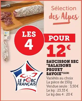 Bi1 Saucisson sec salaisons peguet savoie offre