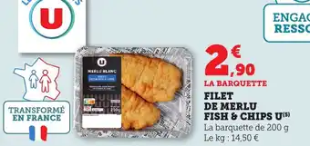 Bi1 Filet de merlu fish & chips u offre
