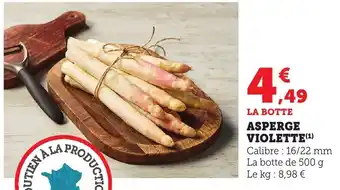 Bi1 Asperge violette offre