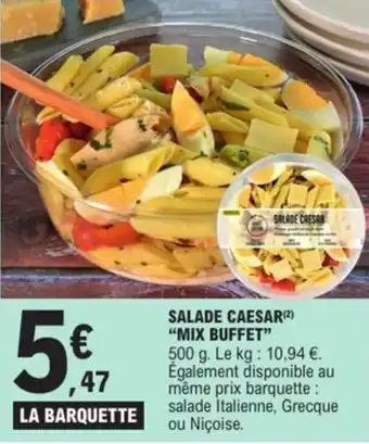 E.Leclerc Salade caesar mix buffet offre